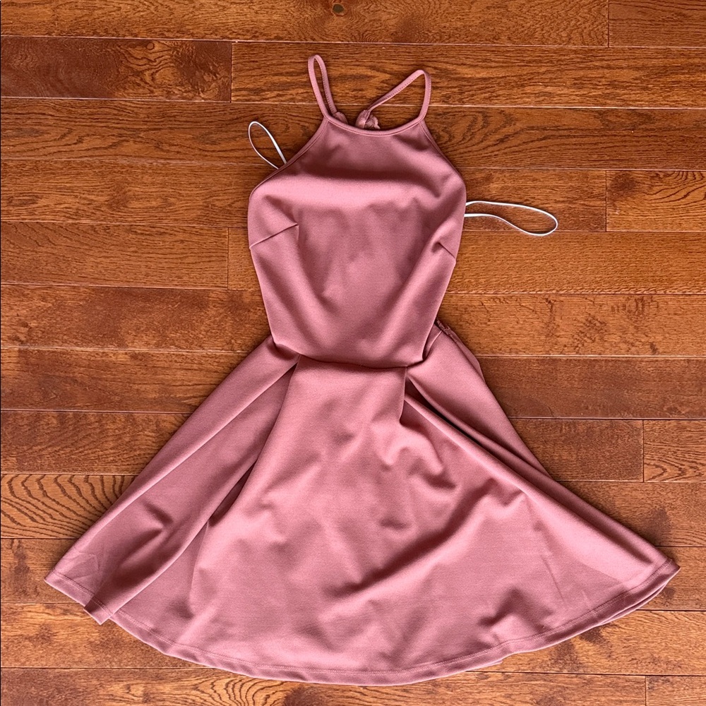 Windsor Mauve Lace Detail Dress